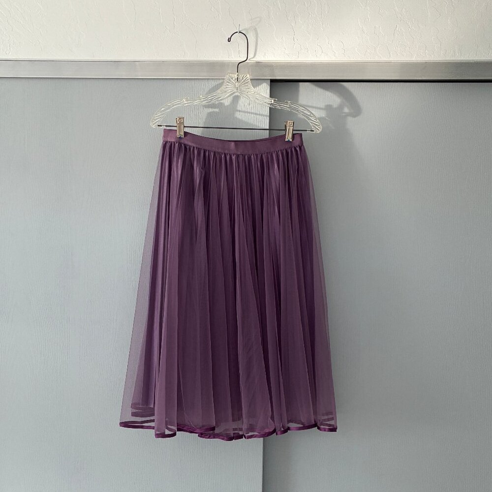 Lavender tulle skirt